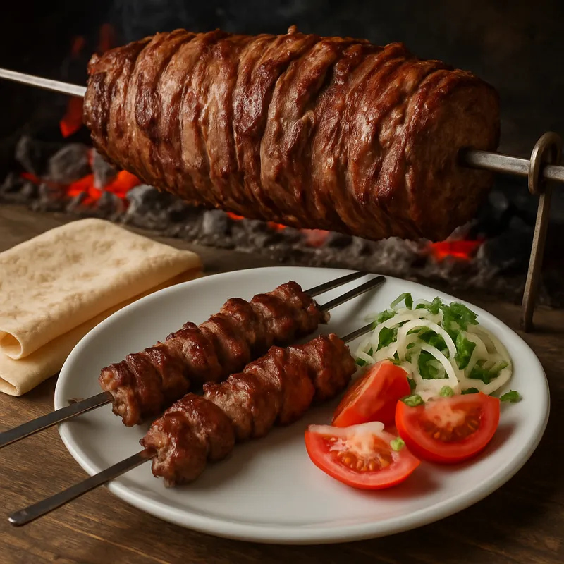 Çağ Kebabı (Erzurumer Horizontalspieß-Kebab)