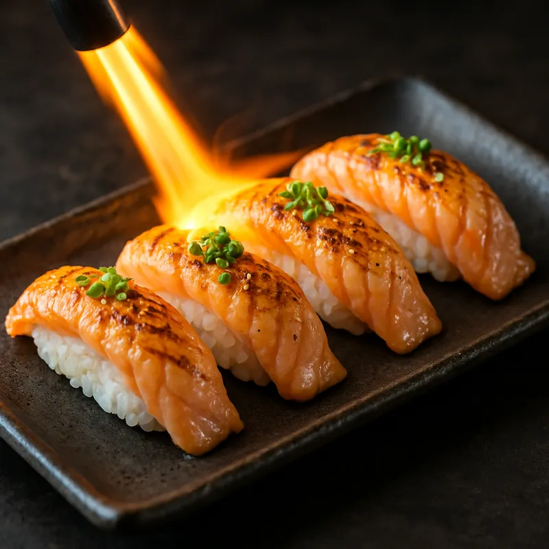 Aburi Sushi (Flambiertes Sushi)