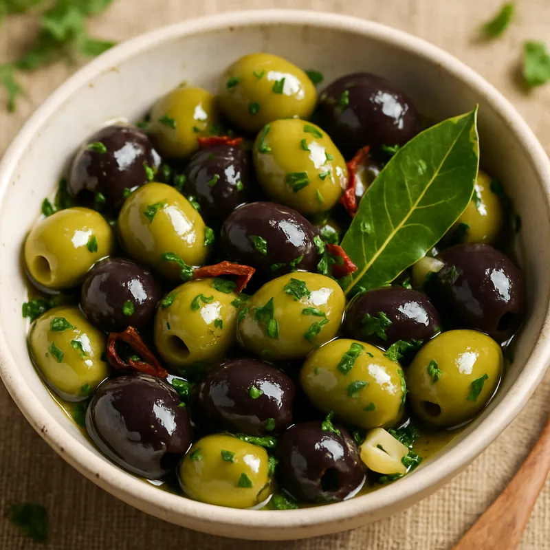 Aceitunas Aliñadas (Marinierte Oliven)
