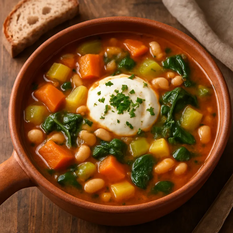 Acquacotta (Rustikale italienische Gemüsesuppe)