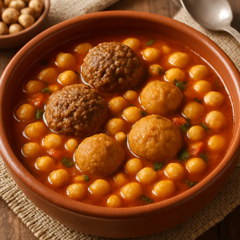Adana Analı Kizli (Adana-Fleischbällchen mit Kichererbsen)