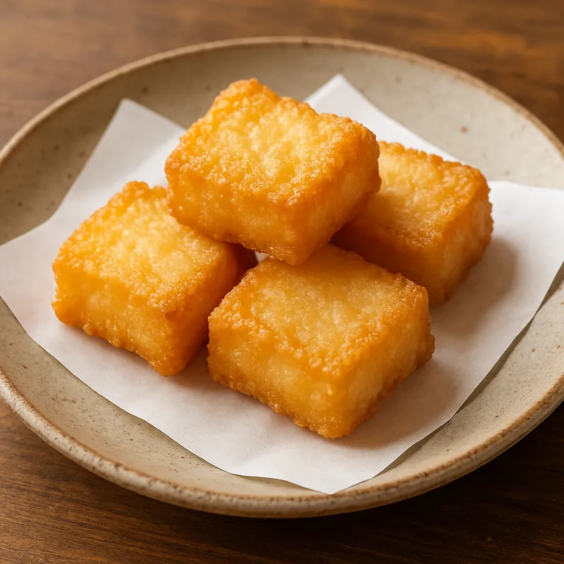 Age Mochi (Frittierter Reiskuchen)