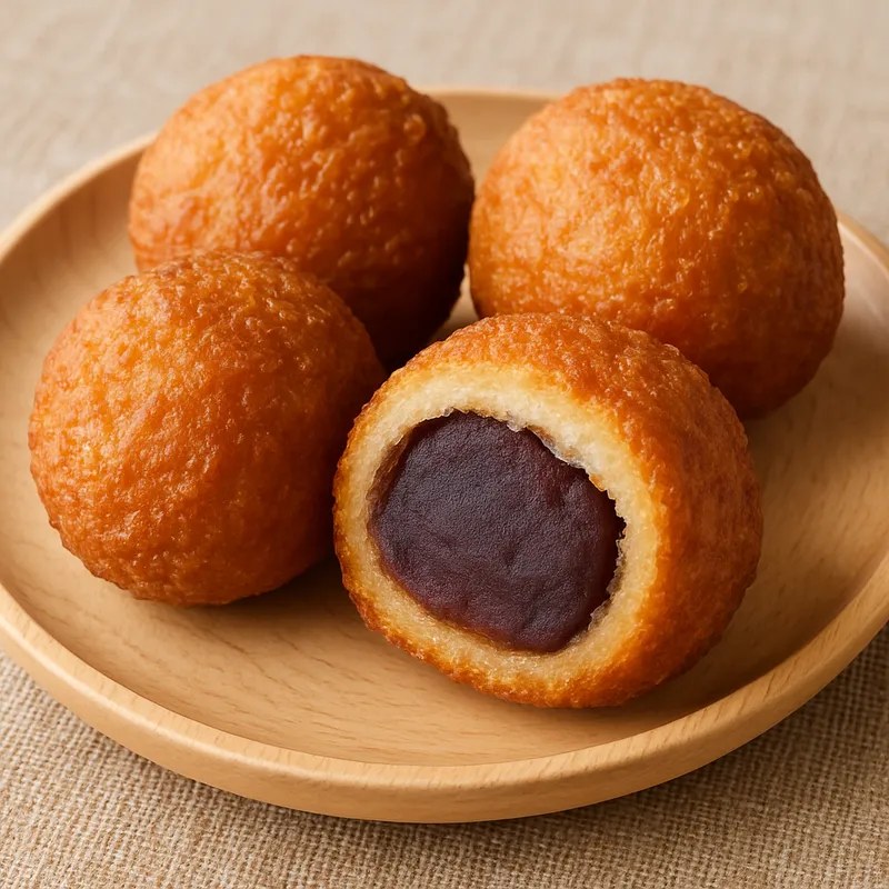 Agemanju (Frittiertes japanisches Süßgebäck)