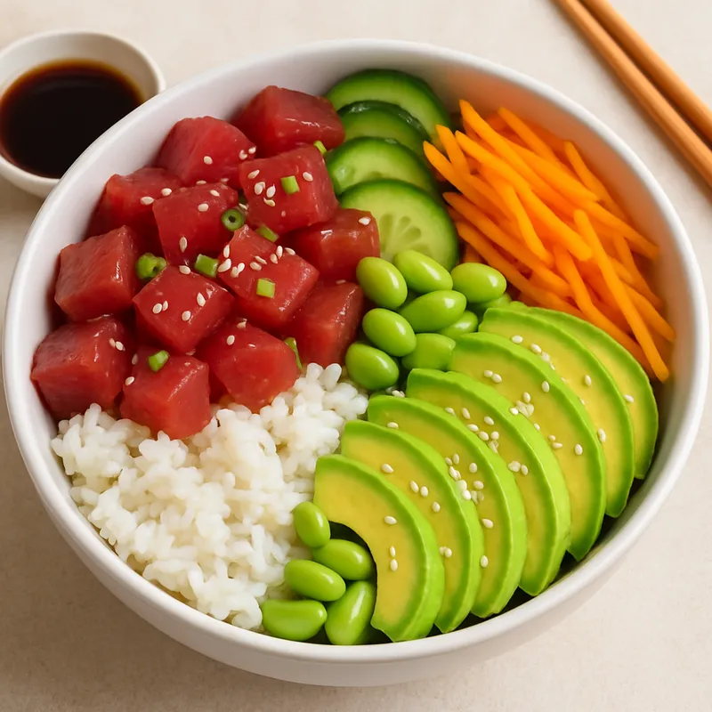 Ahi-Thunfisch Poke Bowl