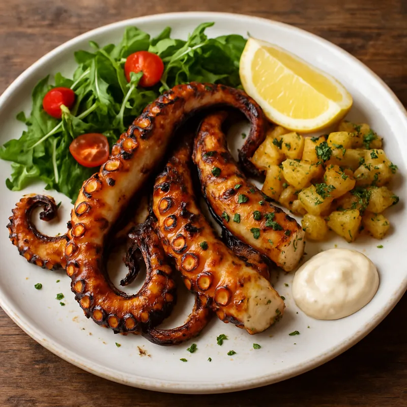 Ahtapot Izgara (Gegrillter Tintenfisch)