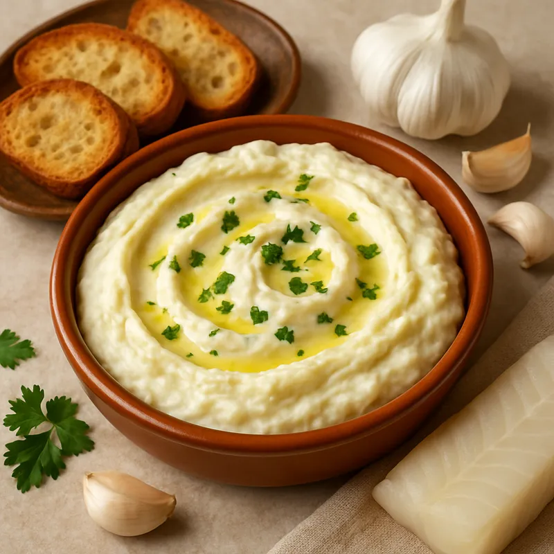 Ajo Arriero (Knoblauch-Kabeljau-Dip)