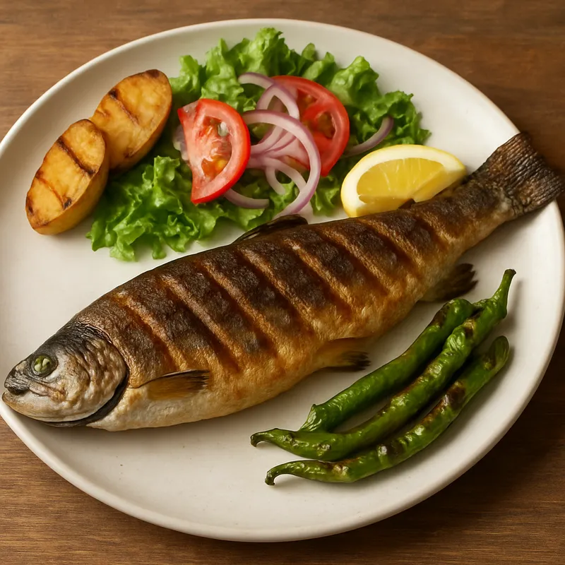 Alabalik Izgara (Gegrillte Forelle)