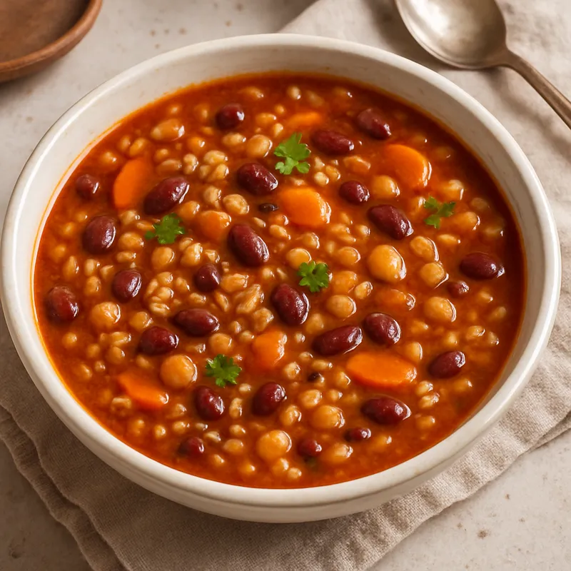 Alaca Çorba (Gemischte Getreidesuppe)