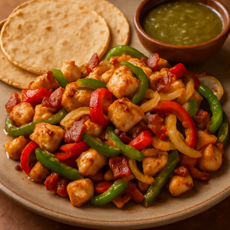Alambre De Pollo (Hähnchen Alambre)