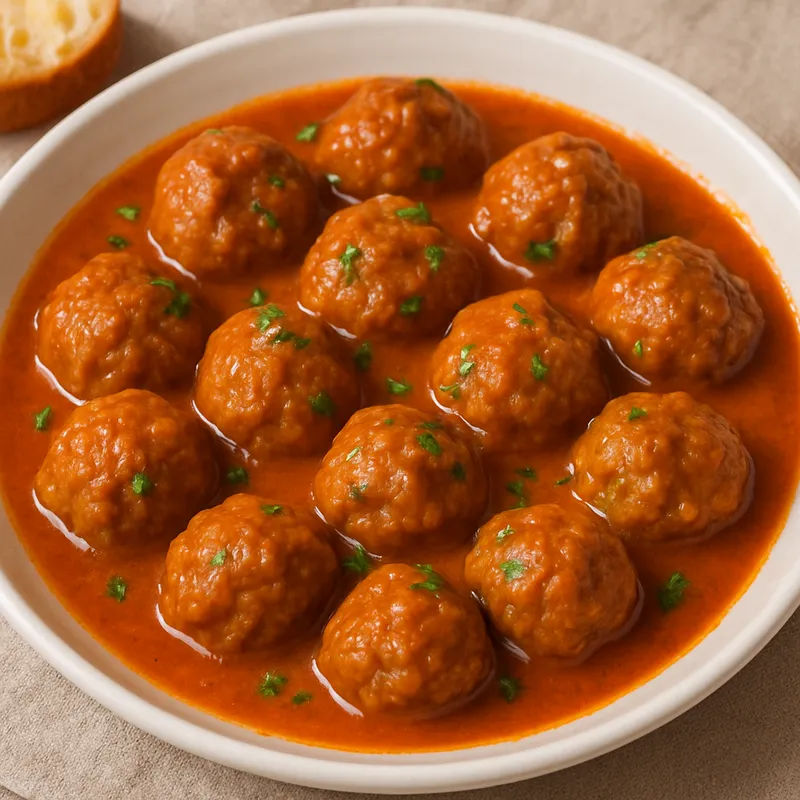 Albóndigas en Salsa (Fleischbällchen in Soße)
