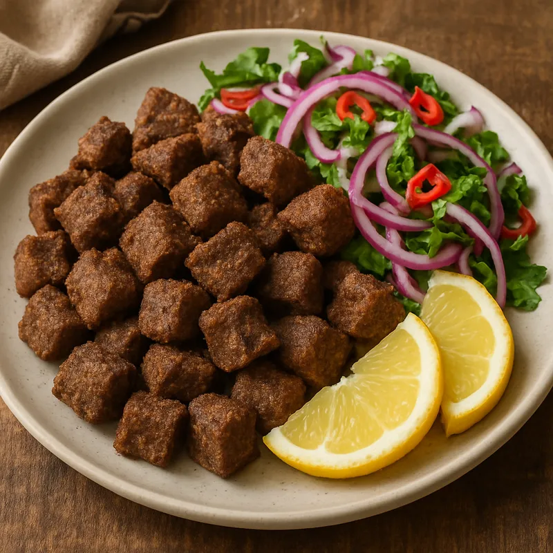 Albanische Leber-Vorspeise (Arnavut Ciğeri)