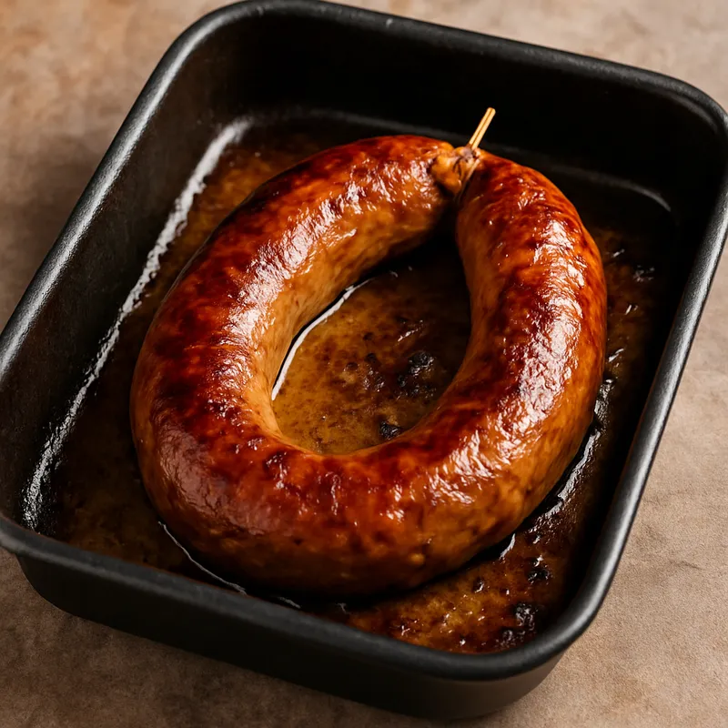 Alheira aus dem Ofen