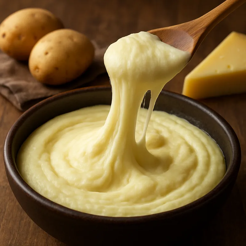 Aligot (Käse-Kartoffelpüree)