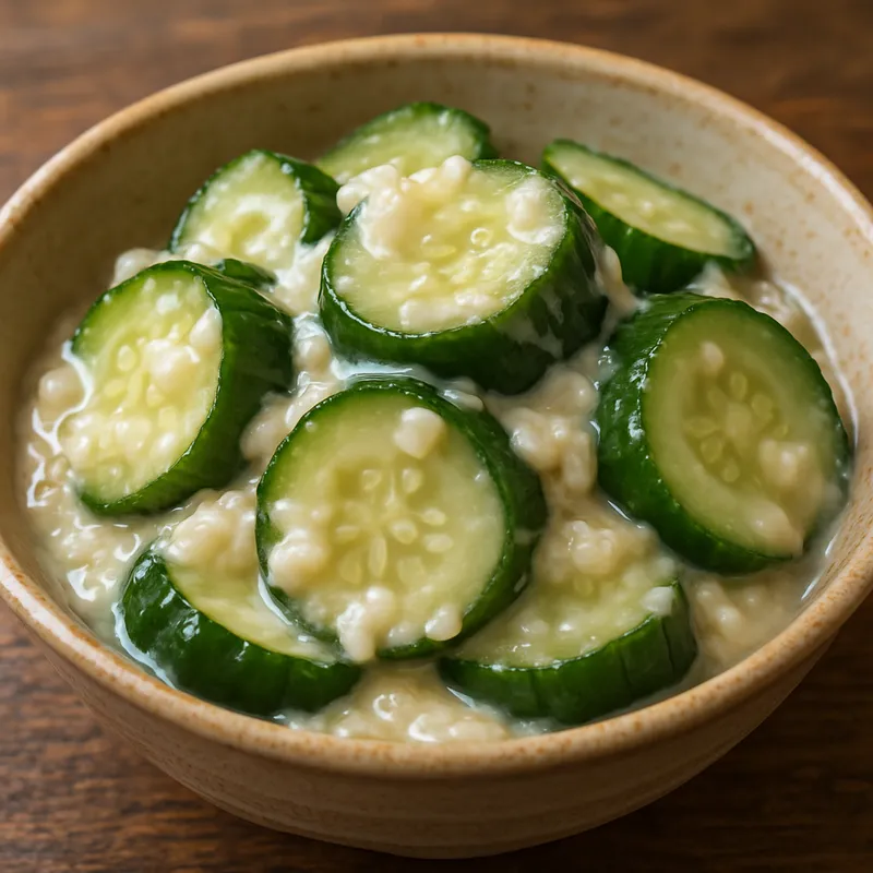 Amazake-zuke (Süße Sake-Gurken)