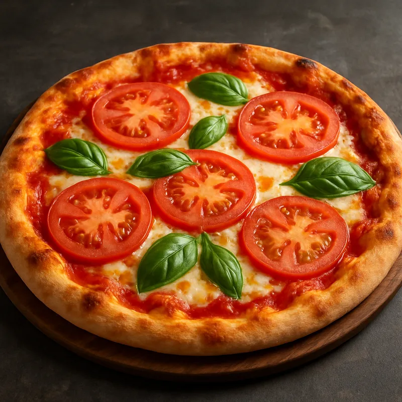 Amerikanische Margherita Pizza