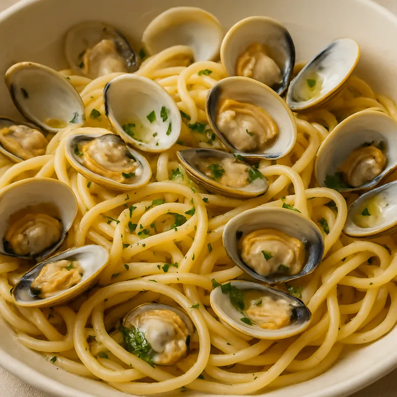Amerikanische Venusmuschel-Linguine