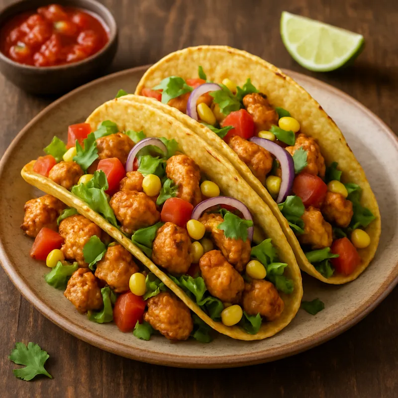 Amerikanischer Chicken Taco