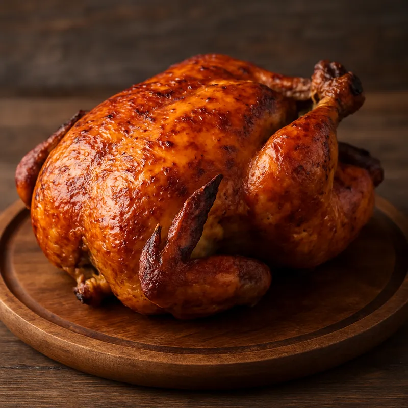 Amerikanisches Rotisserie-Hähnchen