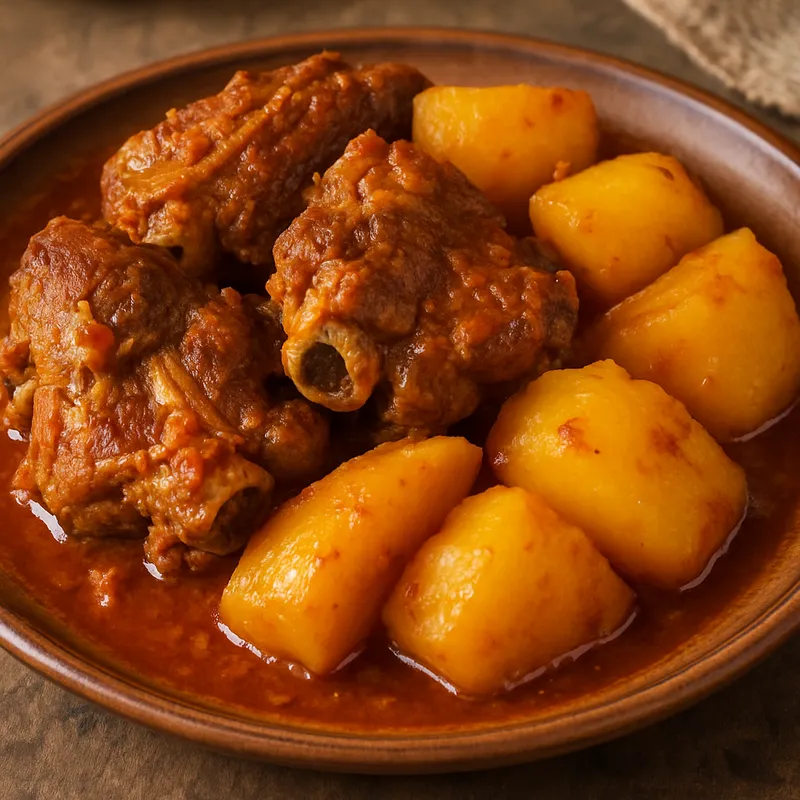 Amorgos Patatato (Ziege und Kartoffeln)