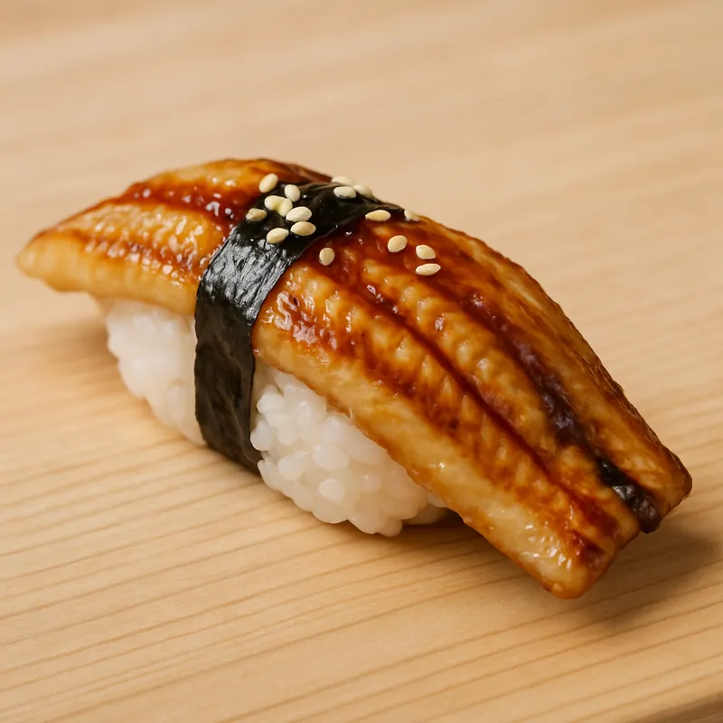 Anago Nigiri (Salzwasseraal-Sushi)
