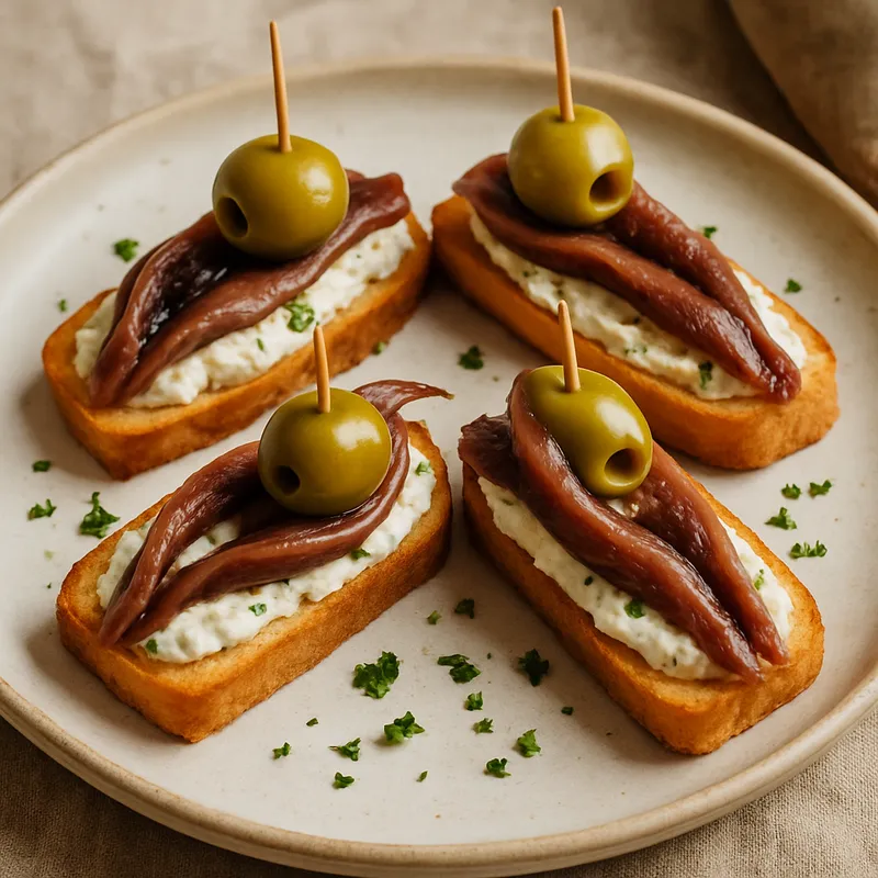 Anchovis-Canapés