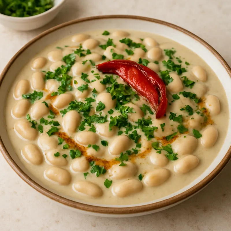 Antalyaer Tahini-Bohnensalat