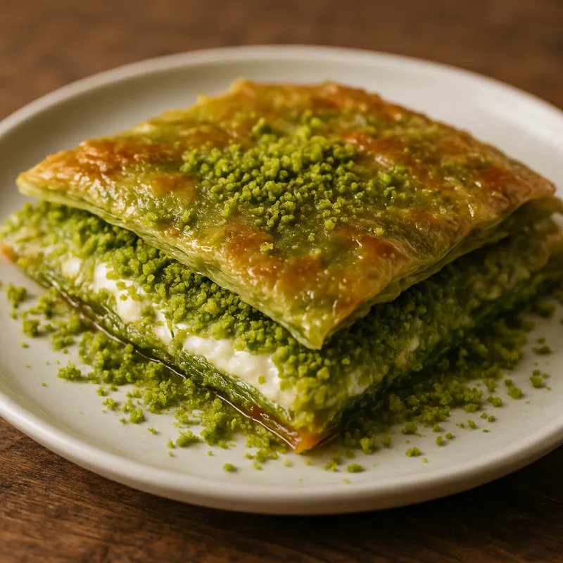 Antep Katmer (Gaziantep Blättergebäck mit Sahne)