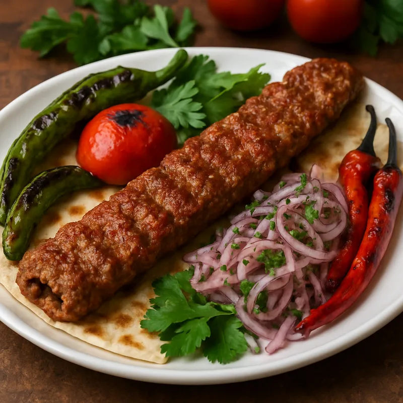 Antep Kebab (Hackfleisch-Kebab nach Gaziantep-Art)