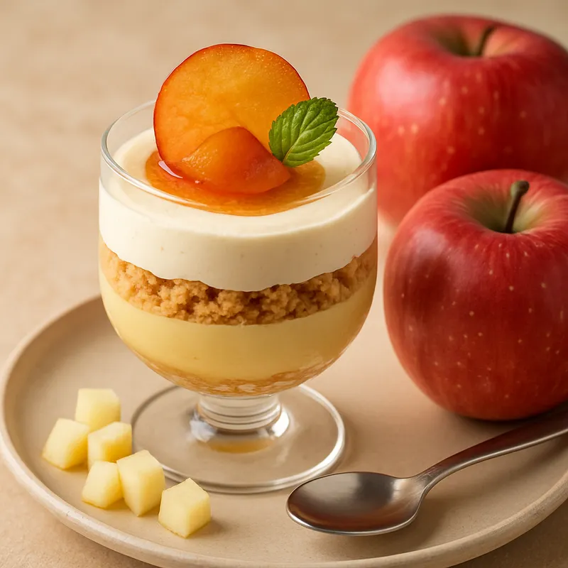 Aomori-Apfel-Dessert