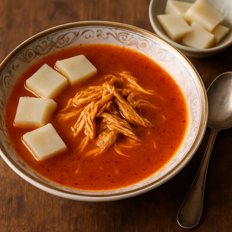 Arabaşı-Suppe (Hühner-Teigsuppe aus Kastamonu)