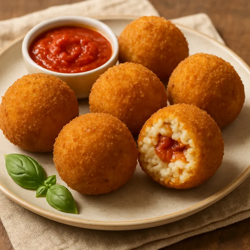 Arancini (Italienische Reisbällchen)