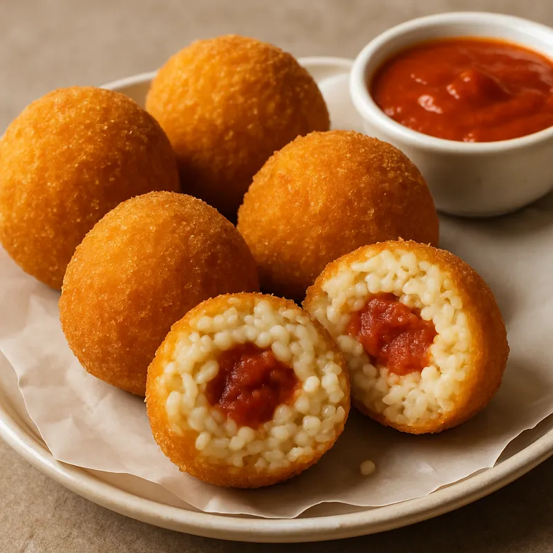 Arancini (Sizilianische Reisbällchen)