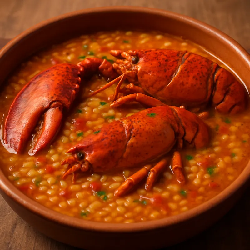 Arroz Caldoso de Bogavante (Suppiger Hummer-Reis)