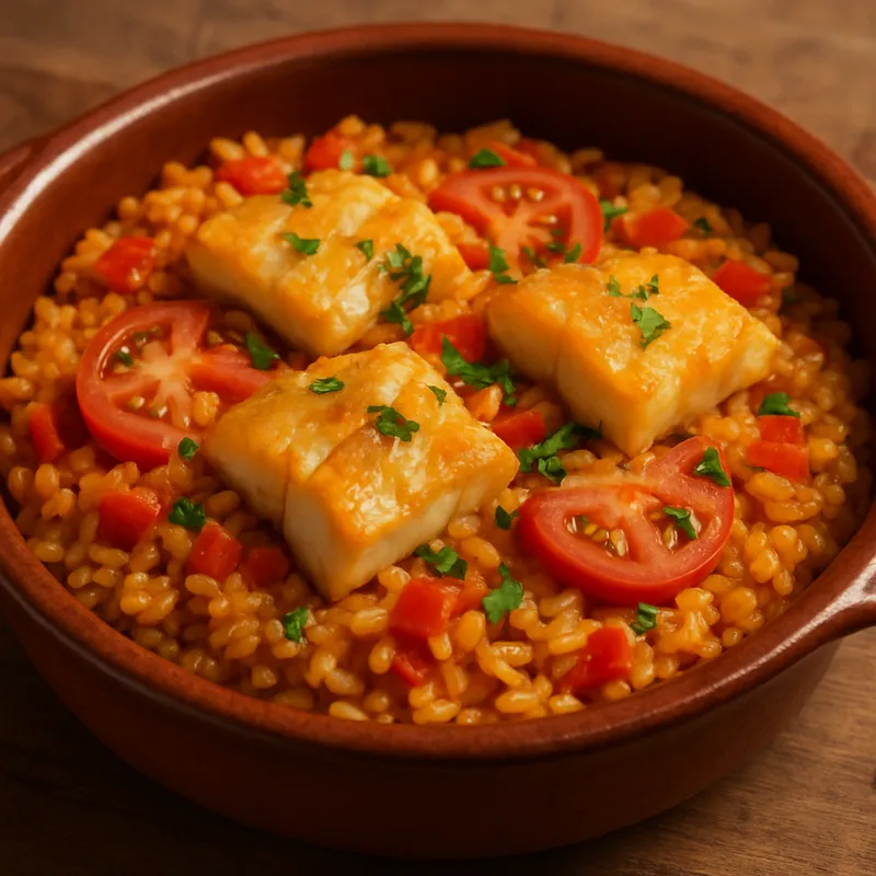 Arroz Con Bacalao (Reis mit Salzfisch)