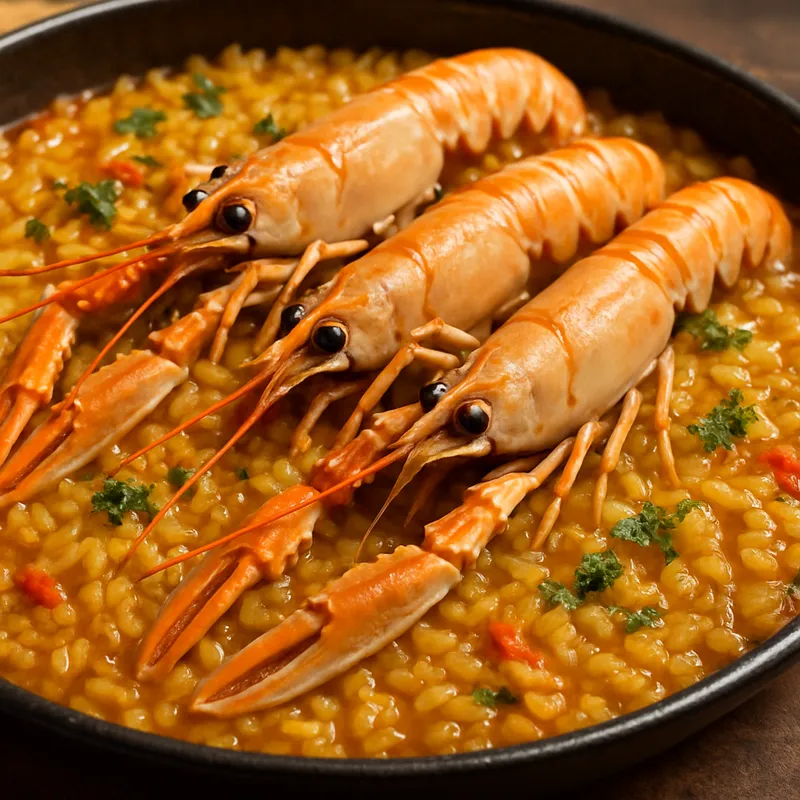 Arroz Con Cigalas (Reis mit Scampi)