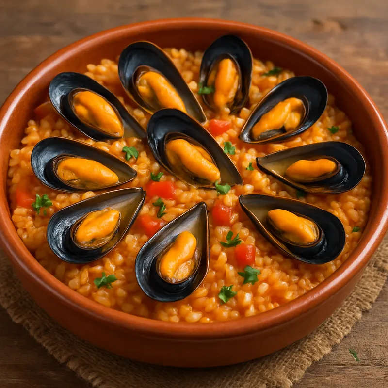 Arroz Con Mejillones (Reis mit Muscheln)