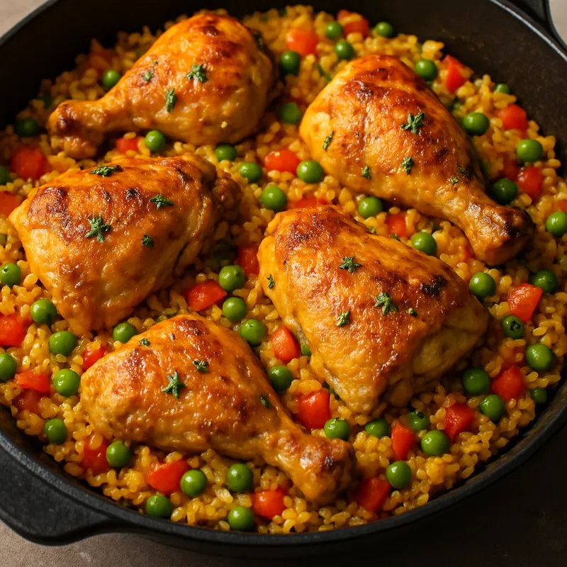 Arroz Con Pollo (Spanisches Hähnchen mit Reis)