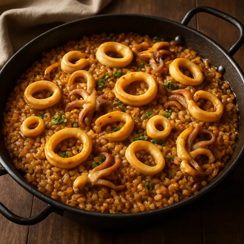 Arroz Con Sepia (Reis mit Tintenfisch)