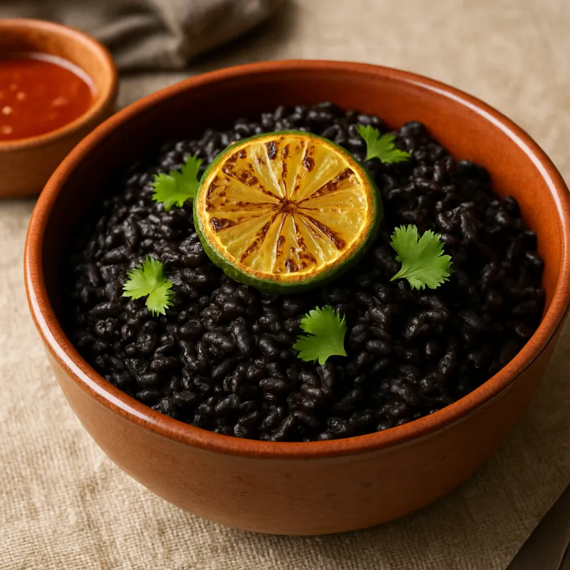 Arroz Negro (Schwarzer Reis Oaxaca)