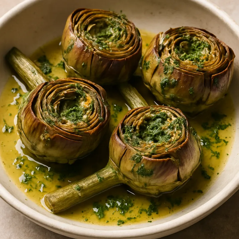 Artischocken auf römische Art (Carciofi alla Romana)