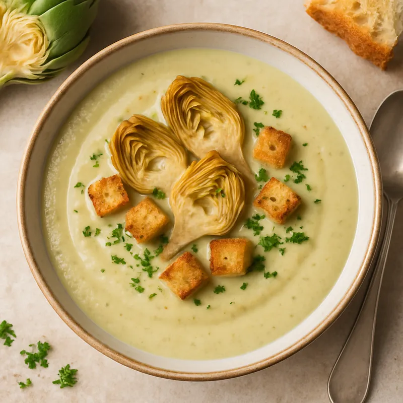 Artischockencremesuppe