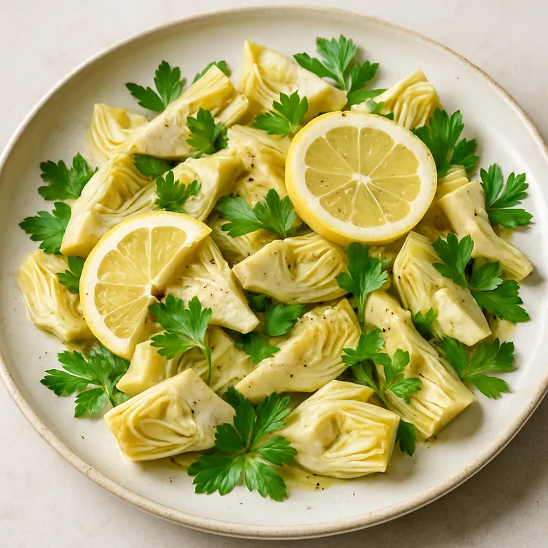 Artischockensalat mit Zitrone