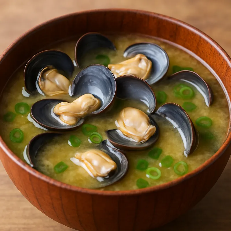 Asari No Misoshiru (Muschel-Misosuppe)
