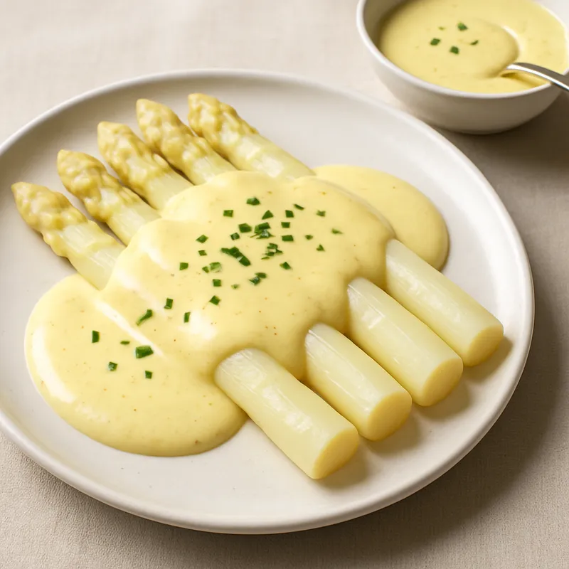 Asparagus with Mousseline Sauce