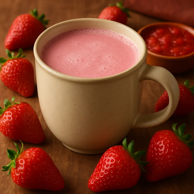 Atole de Fresa (Erdbeer-Atole)