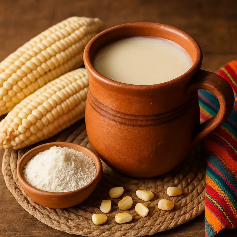 Atole (Maismehl-Getränk)