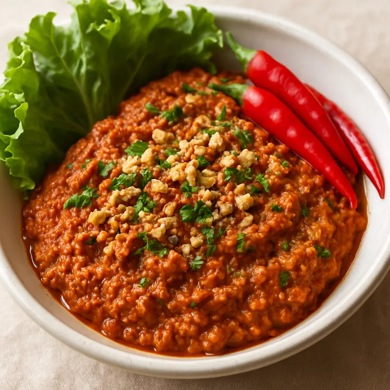 Atom Salat (Würziger Pastensalat aus Adana)