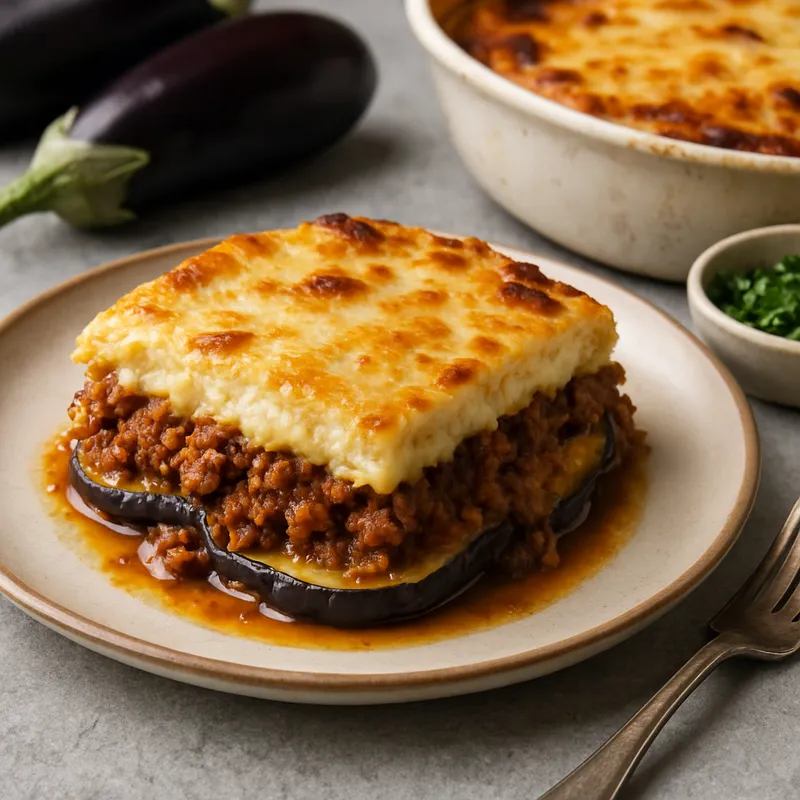 Auberginen-Moussaka
