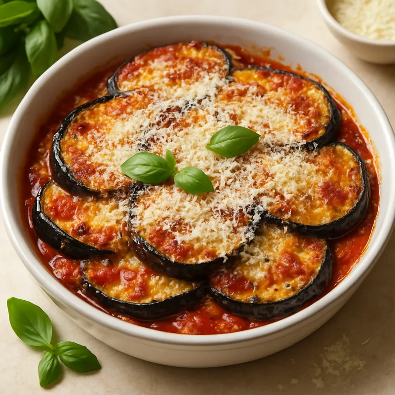 Auberginen-Parmesan (Melanzane Alla Parmigiana)