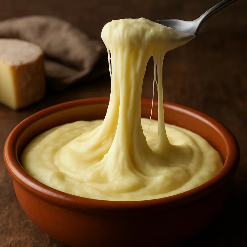 Aveyron Aligot (Kartoffelpüree mit Käse)